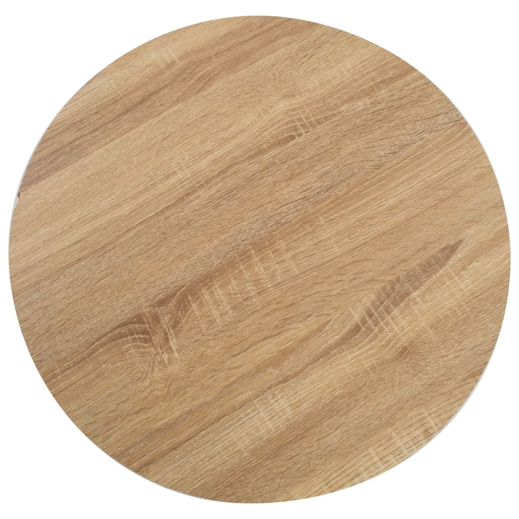 VidaXL Bistrotafel 80 cm MDF lichtbruin