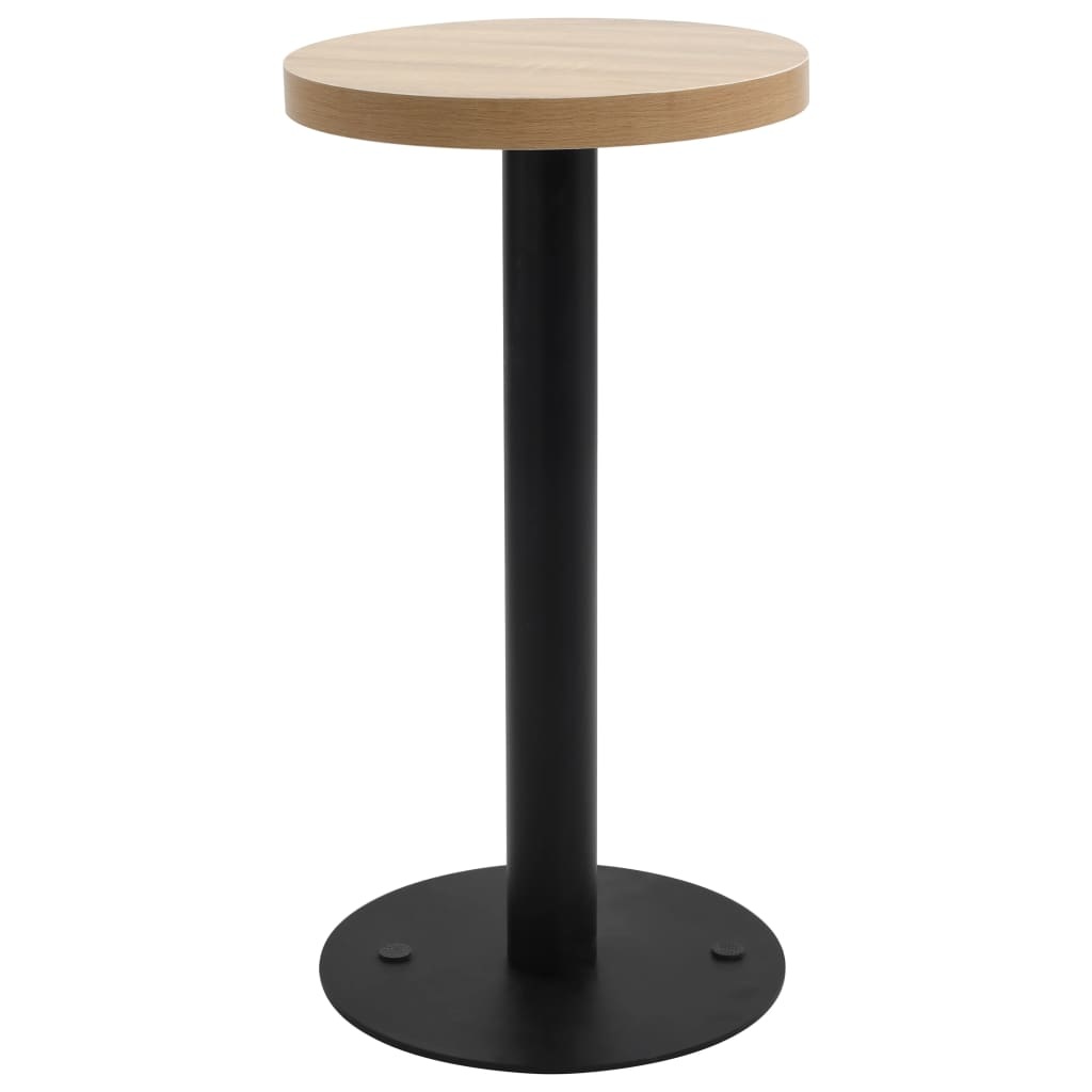 VidaXL Bistrotafel 40 cm MDF lichtbruin