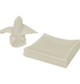 VidaXL Servetten 25 stuks créme 50x50 cm
