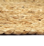 vidaXL Placemats 6 st rond 38 cm jute natuurlijk