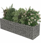 vidaXL Gabion plantenbak verhoogd 180x50x50 cm gegalvaniseerd staal