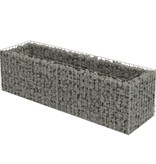 vidaXL Gabion plantenbak verhoogd 180x50x50 cm gegalvaniseerd staal