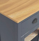 VidaXL Dressoir Hill Range 90x40x80 cm massief grenenhout grijs