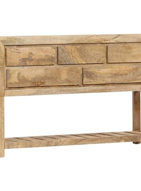VidaXL Dressoir 120x30x75 cm massief mangohout