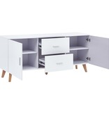 VidaXL Dressoir 160x40x70 cm MDF wit