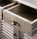 VidaXL Dressoir 145x32,5x77 cm massief mindihout
