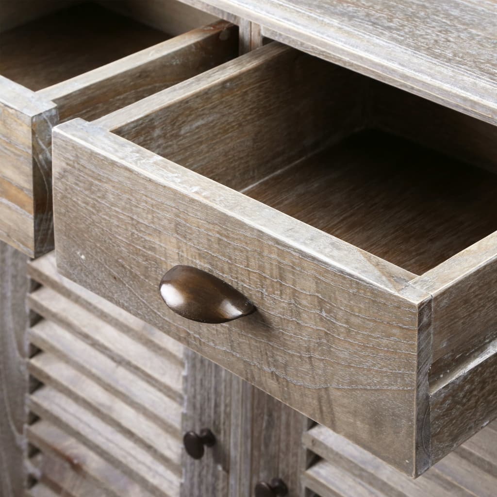 VidaXL Dressoir 145x32,5x77 cm massief mindihout