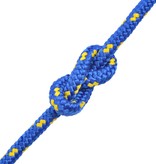 vidaXL Boot touw 8 mm 500 m polypropyleen blauw