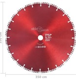 vidaXL Diamantzaagblad met turbo 350 mm staal