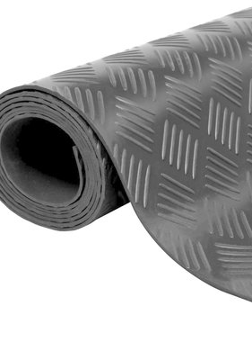 vidaXL Rubberen anti-slip vloermat 5x1m traanplaat