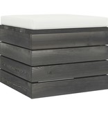 VidaXL 11-delige Loungeset met kussens pallet massief grenenhout