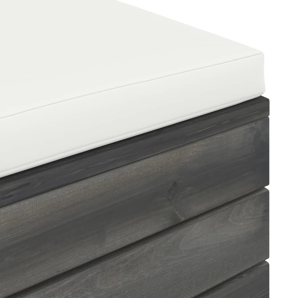 VidaXL 8-delige Loungeset met kussens pallet massief grenenhout
