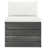 VidaXL 8-delige Loungeset met kussens pallet massief grenenhout