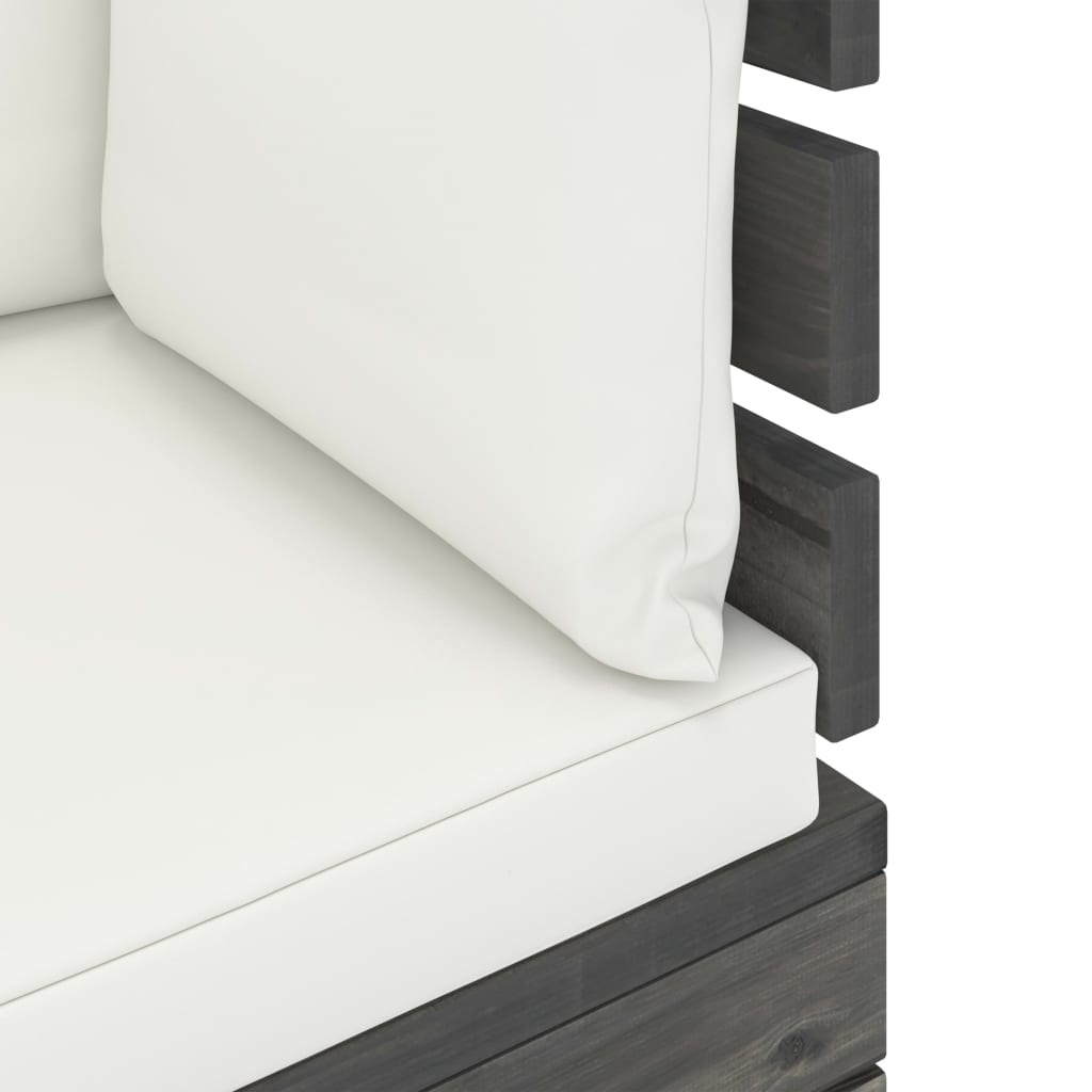 VidaXL 6-delige Loungeset met kussens pallet grenenhout