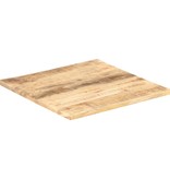 VidaXL Tafelblad 25-27 mm 70x70 cm massief mangohout