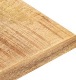 VidaXL Tafelblad 25-27 mm 70x70 cm massief mangohout