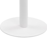 vidaXL Bistrotafel 80 cm MDF lichtbruin