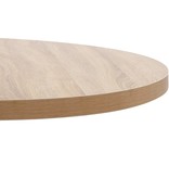 VidaXL Bistrotafel 80 cm MDF lichtbruin