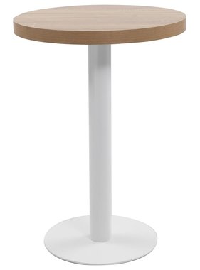 vidaXL Bistrotafel 60 cm MDF lichtbruin