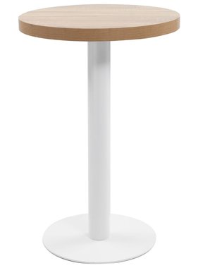 vidaXL Bistrotafel 50 cm MDF lichtbruin