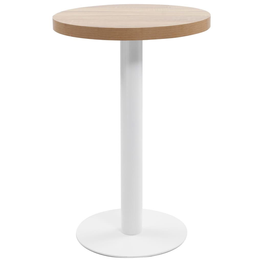 VidaXL Bistrotafel 50 cm MDF lichtbruin