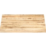 VidaXL Tafelblad 25-27 mm 80x80 cm massief mangohout