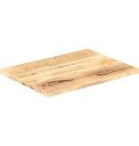 VidaXL Tafelblad 25-27 mm 70x60 cm massief mangohout