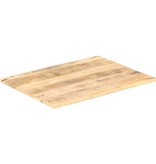 VidaXL Tafelblad 15-16 mm 80x70 cm massief mangohout