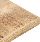VidaXL Tafelblad 15-16 mm 80x70 cm massief mangohout