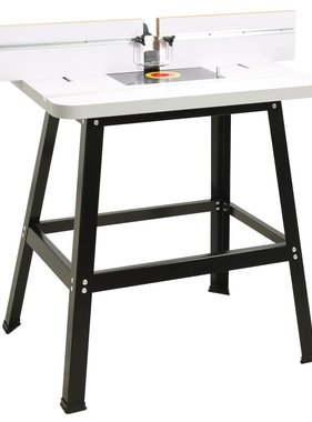 VidaXL Freestafel 81x61x88 cm staal en MDF