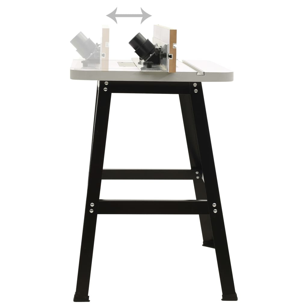 VidaXL Freestafel 81x61x88 cm staal en MDF