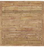 VidaXL 12-delige Loungeset met donkergrijze kussens bamboe