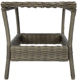 VidaXL 2-delige Loungeset met kussens poly rattan bruin