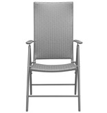 VidaXL 5-delige Tuinset zwart en bruin