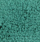 vidaXL Badmattenset stof turquoise 2-delig