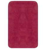 VidaXL Badmattenset stof fuchsia 2-delig