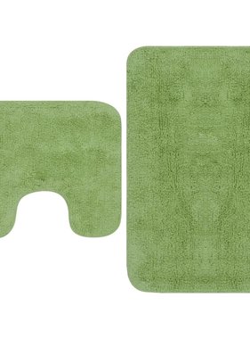 VidaXL Badmattenset stof groen 2-delig