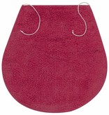 vidaXL Badmattenset stof fuchsia 3-delig