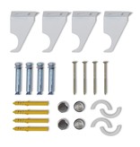 VidaXL Radiator-/verwarmingspaneel 311x900 mm wit