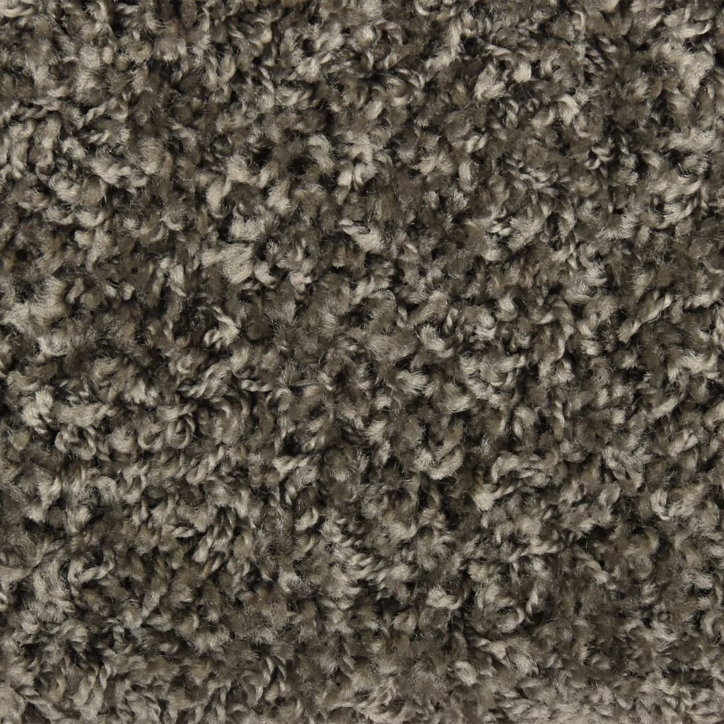 VidaXL Tapijt traptreden 15 st 65x25 cm grijs