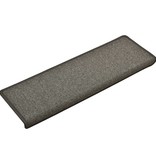 VidaXL Trapmatten 15 st 65x25 cm donkergrijs