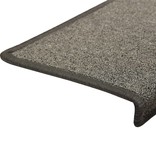 VidaXL Trapmatten 15 st 65x25 cm donkergrijs
