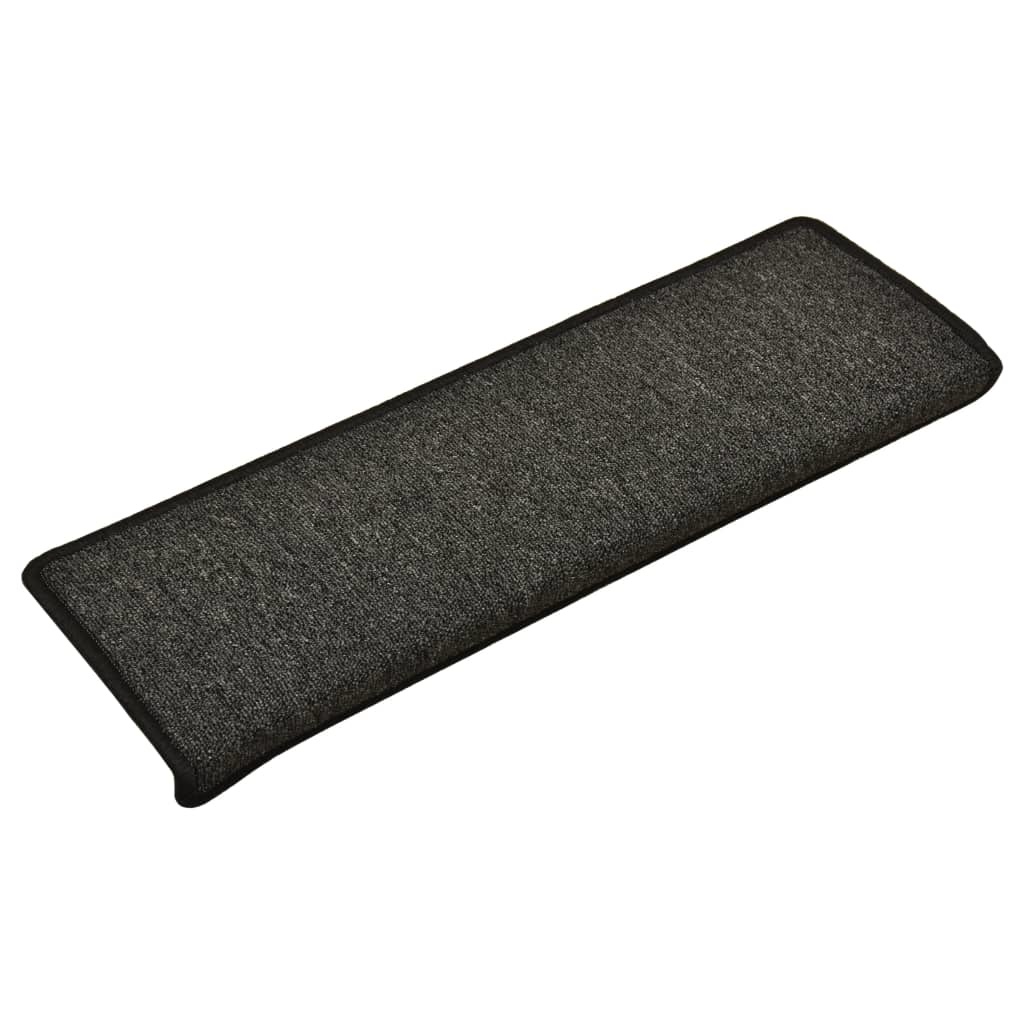 VidaXL Trapmatten 15 st 65x25 cm antraciet