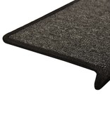 VidaXL Trapmatten 15 st 65x25 cm antraciet