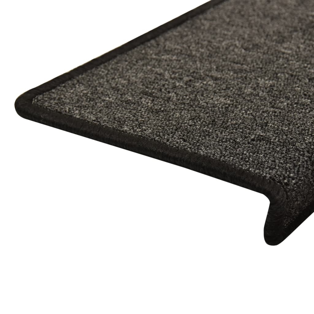 VidaXL Trapmatten 15 st 65x25 cm antraciet