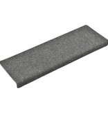 VidaXL Trapmatten 15 st 65x25 cm naaldvilt lichtgrijs