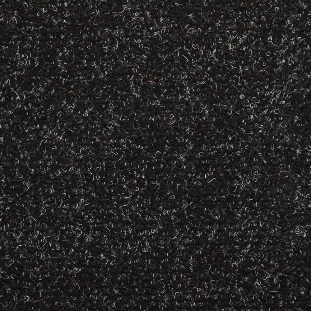 VidaXL Trapmatten 15 st 65x25 cm naaldvilt zwart
