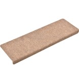 VidaXL Trapmatten 15 st 65x25 cm naaldvilt bruin
