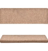 VidaXL Trapmatten 15 st 65x25 cm naaldvilt bruin