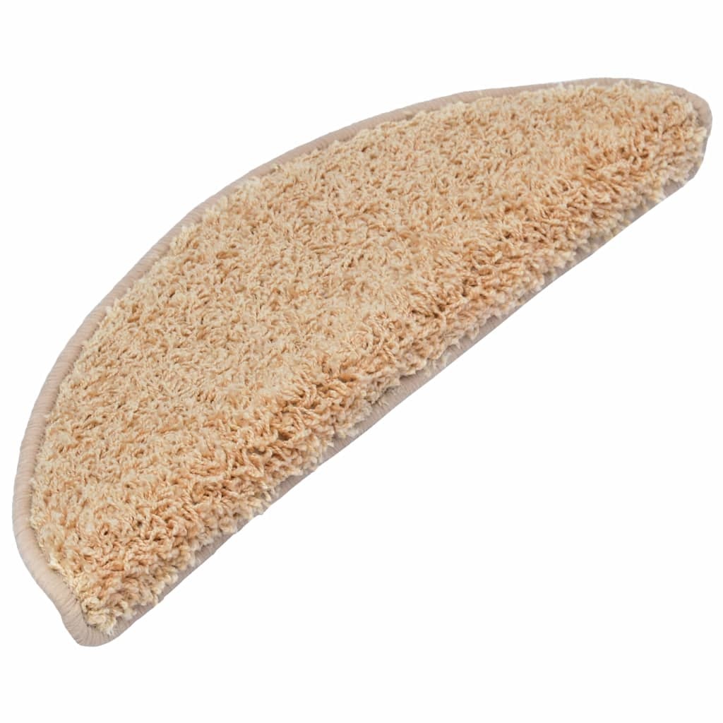 VidaXL 15 st Trapmatten 65x25 cm crème